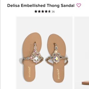 💎Delisa Embellished Thong Sandal💎